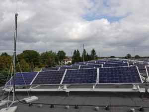 pv installation with lightning protection system