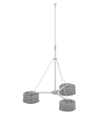 aluminiowe klatkowe izolowane na trójnogu