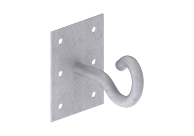 hak płytkowy ścienny