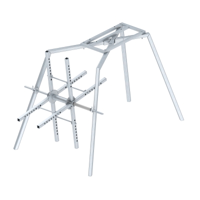 stojak z rozwijakiem pionowym