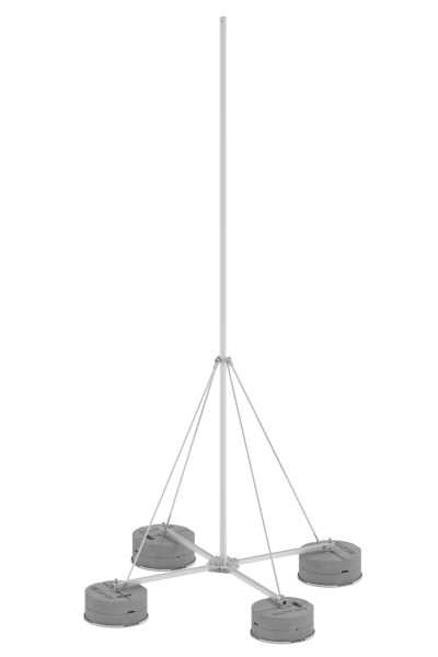 aluminiowe klatkowe na czwórnogu