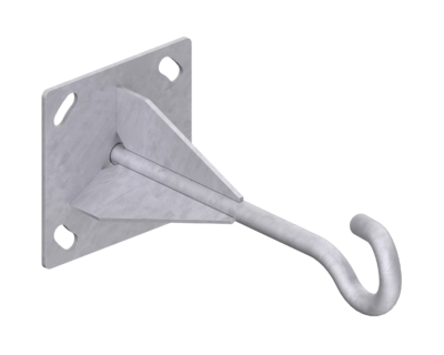 hak płytkowy ścienny