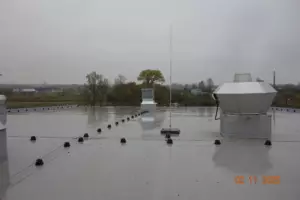 flat rooftop lightning protection system